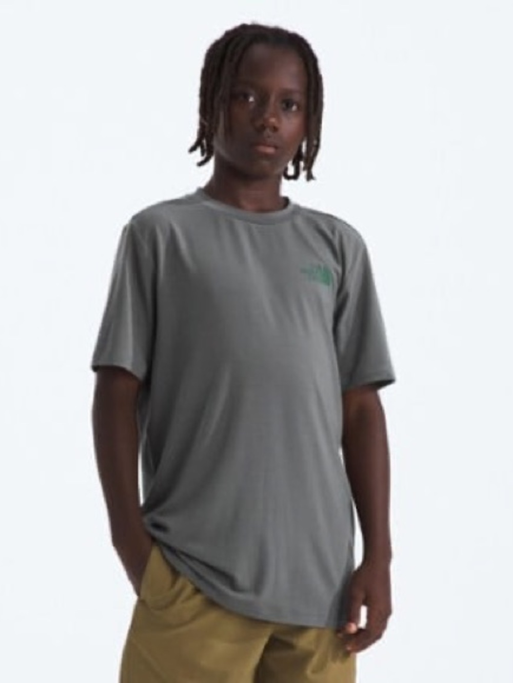 The North Face Adventures Graphic Tee Green S NWT Fast Dry Lux Tee shirt
